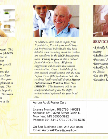 Aurora Adult Foster Care