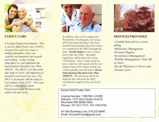 AURORA ADULT FOSTE CARE – 2 Male Resident Openings 18-45 (best)