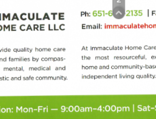 Immaculate Home Care LLC, Group Home