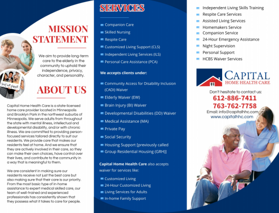 CAPITAL HOME HEALTH CARE, (Group Home) LLC, Multiple Locations (MAIN)