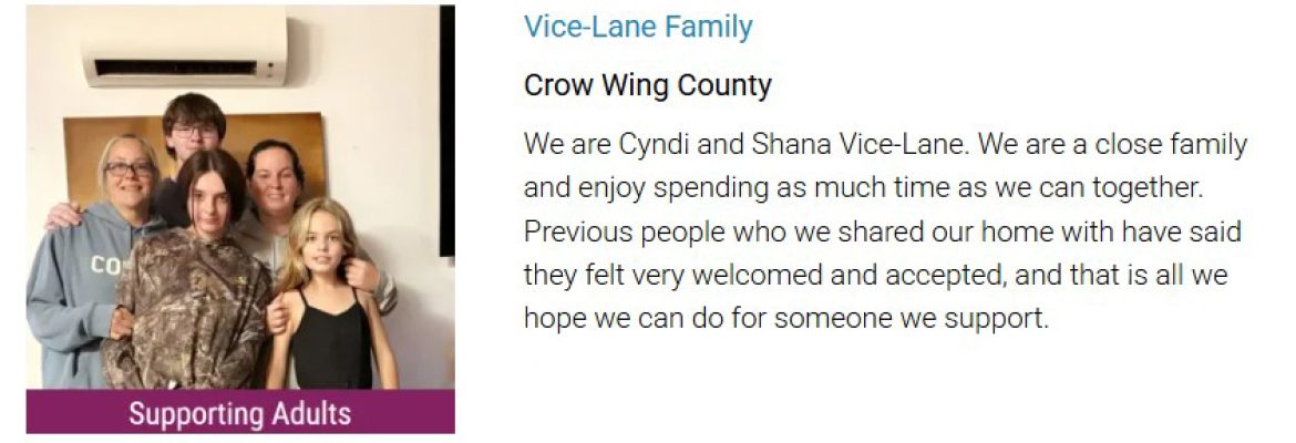 Vice-Lane Family – Brainerd, MN