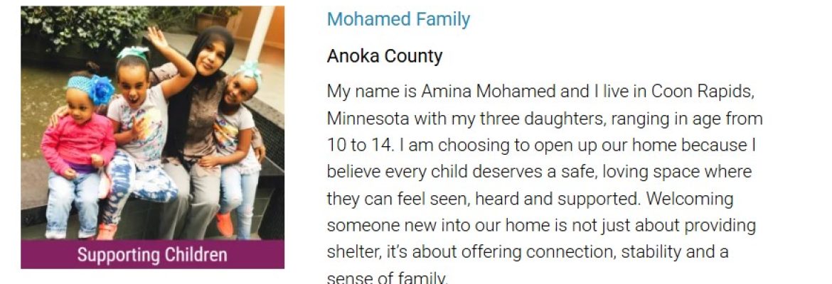 Mohamed Family – Coon Rapids, MN